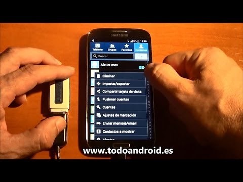 Android Tutorial ✅ Export contacts to SD card or USB from a mobile phone