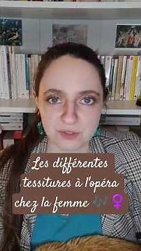 Les différentes tessitures de femmes à l'opéra ♀️🎶