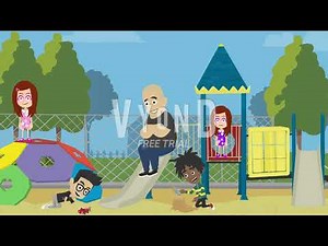 Lily and Isa saying Tongue Twister at the Kids playground