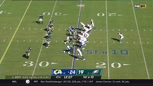 Darrell Henderson Jr. hits the gas on explosive 40-yard burst vs. Eagles