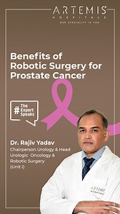1K views · 12 reactions | Revolutionizing Prostate Cancer Treatment! Robotic Surgery is transforming the way we fight prostate cancer – with greater precision, minimal pain, and faster recovery. Watch Dr. Rajiv Yadav, Chairperson - Urology & Head, Urologic Oncology & Robotic Surgery (Unit I) at Artemis Hospitals, as he explains its life-changing benefits. #prostatecancer #prostatehealth #prostatecancerawareness #prostate #ProstateSupport | Artemis Hospitals | Facebook