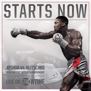The biggest heavyweight title fight in over a decade STARTS NOW on Showtime Networks. #JoshuaKlitschko 📲 STREAM: http://s.sho.com/2pGH5zD | All the Smoke Boxing