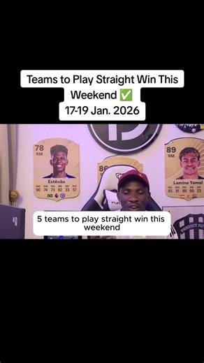 5 Teams to Play Straight Win This Weekend ✅️ #trendingvideos #foryoupagе #explore #viral_video #goodluck