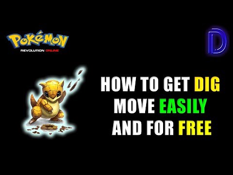 How to Easily Get a FREE Dig Move | pokemon revolution online
