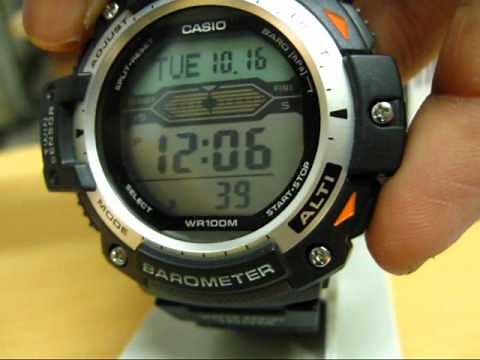 Casio SGW 300H watch (Barometer-Altimeter & Thermometer)