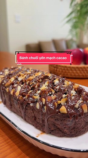 Cách Làm Bánh Chuối Yến Mạch Cacao Ngon Đỉnh