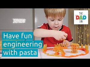 Building With Pasta And Playdough
