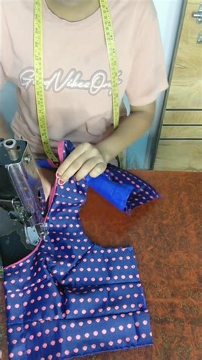 Bina dori ke piping banane ka aasan tarika 🥰 || #blouse #viral #shorts #youtubeshorts