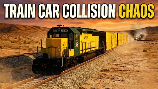 Massive Crashes Train Meets Giant Roller & Car Hits Fallen Tree