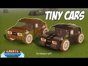 Create Aeronautics Car Tutorial #minecraft #createaeronautics
