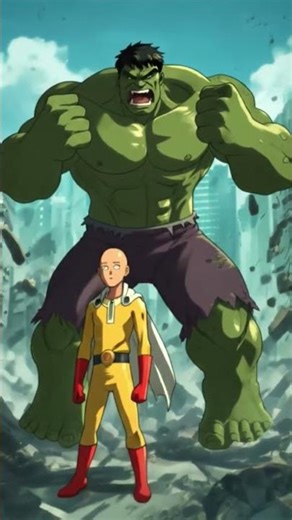 Saitama vs Hulk🔥🔥🔥🔥😨😨😨💀💀💀
