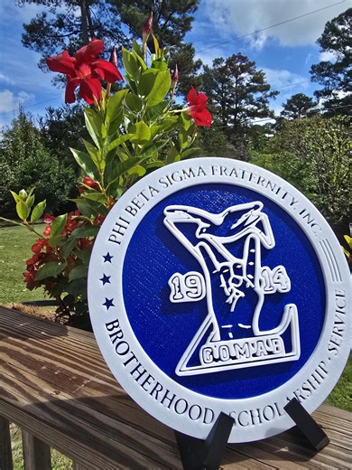 Phi Beta Sigma Fraternity Decorative Circular Plate W/ 2-piece Display Stand - Etsy
