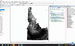 区域降水量简单统计arcgis