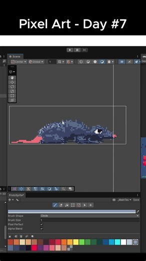 Pixel Art - Day 7 - Unity - ProtoSprite