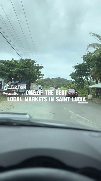 One of the best Road side markets in Saint Lucia