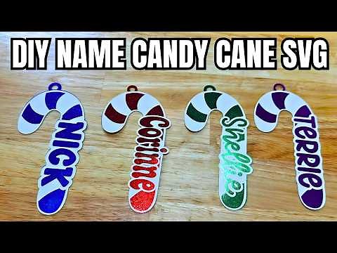 These Viral Candy Cane Designs Take 10 Minutes - Cricut tutorial