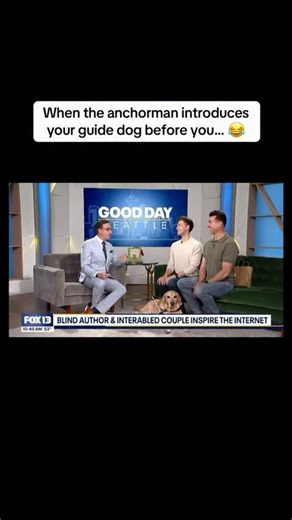 It’s the tail wags for me 🥰 Paul’s new book “Mr Maple/ A Guide Dog’s Journey” is out now! Tap the link in this video or go to PaulCastleStudio.com (global shipping) 📚 Thank you @fox13seattle for this special feature!! | Matthew and Paul