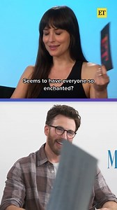 2.7M views · 73K reactions | Just like everyone else, Dakota Johnson and Chris Evans are 퓮퓷퓬퓱퓪퓷퓽퓮퓭 by their ‘Materialists’ costar, Pedro Pascal. 殺 | Entertainment Tonight | Facebook