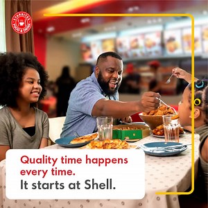 Bring your loved ones and share quality time at the table. What ever the time of day, at our Shell Starbite, every time is meal time! Visit any Shell Starbite near you now 👇 http://spr.ly/6182cMo9K #itstartsatshell #shellghana #Shellresturants | Shell