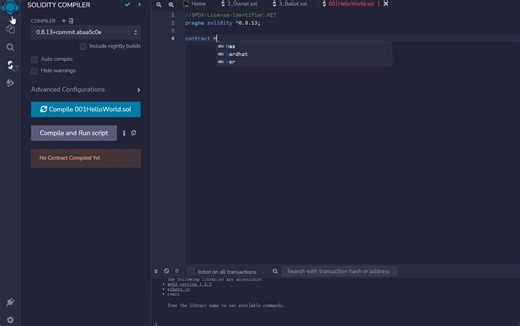 手把手教你入门Solidity