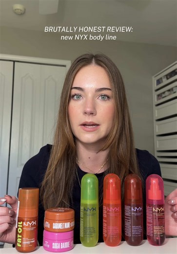 Overall I’m impressed! Hoping we can get a body wash next🫣 #nyxcosmetics #bodymist #bodybutter #bodyoil #bodycareproducts