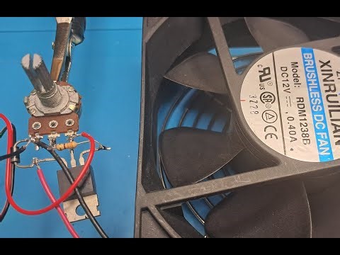 50N06 MOSFET with Potantiometer | 12V Fan Speed Control