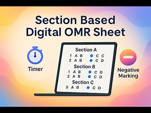 Quiz, Test & Exam Tool | Digital OMR App for Teachers & Students