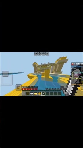 BED WAR IN BEDROCK #minecraft