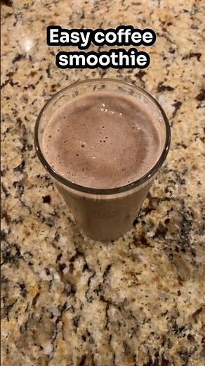 Easy coffee smoothie!