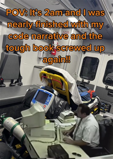 It never messes up on page 1 it’s always right near the end. #ems #computer #messedup #narrative #foryoupage