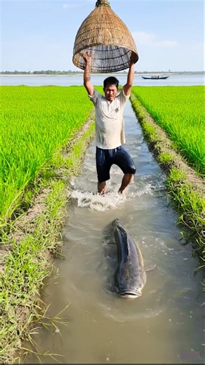 Wow! Amazing Polo Fishing Videos ! Best Big Fish Catching ! Primitive Technique fishing #fish #india