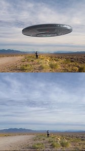 Visual effect filmmaking #ufo #beforeafter #cgi | Phil.Flock