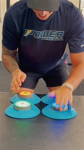Power Baseball on Instagram: "Reaction time in baseball isn’t just about reacting fast—it’s about making the right decision under pressure. Training with BlazePod builds both speed and decision-making, just like reading a pitch. In this drill, the athlete has to react quickly and choose correctly—mirroring real game demands."