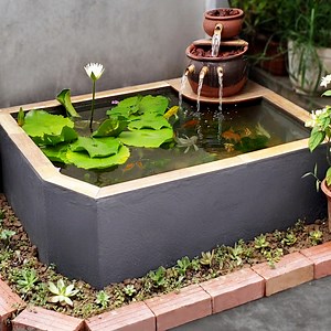 2.4K views · 72 reactions | Simple garden waterfall aquarium | No1 Ideas | Facebook