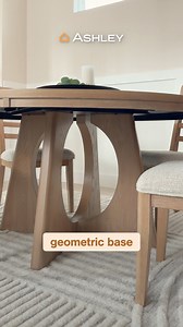 Explore dining furniture that complements every moment, whether it’s a peaceful dinner with friends or a grand family celebration. Shop our dining collections in-store or online now. | Ashley