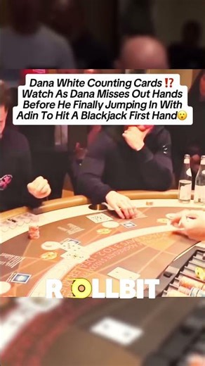 Card counting or lucky coincidence 🤯😳 #stevewilldoit #danawhite