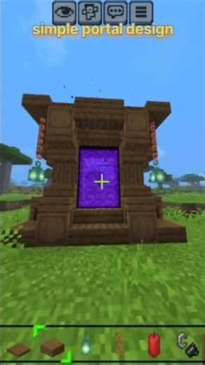 💥🔥 Simple nether portal design ⚡💥