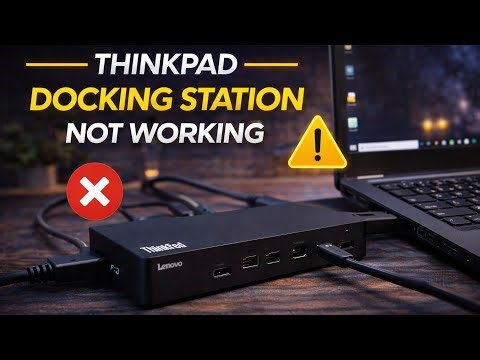 ThinkPad Docking Station Not Working