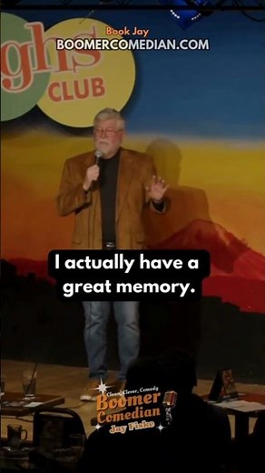 Senior Comedian Has a Great Memory, It's Just...😂| Clean Comedy for Senior Citizens & Baby Boomers