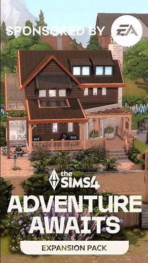 Adventure Awaits! Modern Family Cabin Tour in Sims 4 (No CC)