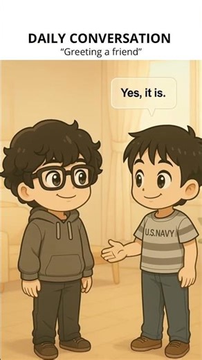 Daily English Conversation “Greeting a friend” #bahasainggris #bahasainggrisitumudah #conversation