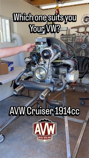 Two AVW Built Aircooled VW Motors Built for Cruising!
