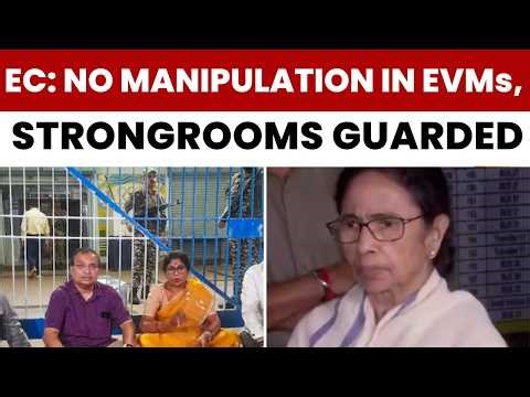 Election Commission Denies EVM Tampering In Bengal As TMC And BJP Clash Over Security