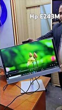 شاشة رهيبة بكاميرا وسماعات قوية 🔊 🎧 ipsفريمليس hp E243M