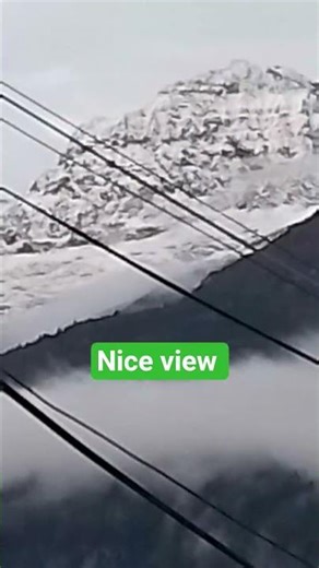 beautiful snow mountain in Bhutan