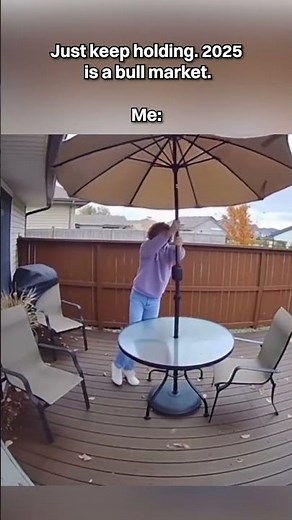 POV: Hodling into 2025 🌪 #crypto #stocks #trading