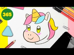 How to Draw a Cute and Kawaii unicorn – Step by Step Tutorial