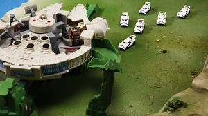 Watch the Hot Wheels Star Wars Character Cars explore Ahch-To Island as they ready the engines of the Millennium Falcon and take off for another great adventure. | Hot Wheels