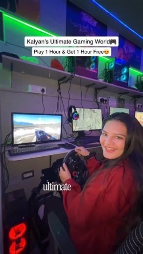 Mahek & Ashish | Big Foodies🤤 on Instagram: "Kalyan’s Ultimate Gaming Zone🎮😍 . • Offer- Book For 1 Hour & Get 1 Hour Free 🎮 (Valid From 5pm To 10pm Till 15th January) . Games- • PS2, PS4, PS5 🎮 • ⁠HIGH END PC GAMES 🖥️ • ⁠CAR SIMULATOR 🚗 . 📍Gaming Gear, Office No.05, 1st Floor, Royce Galaxy, opp. K.M.Agrawal College, Khadakpada, Kalyan, Maharashtra 421301 . #foodieofmumbai7 #gaming #playstation #foryou #kalyan"