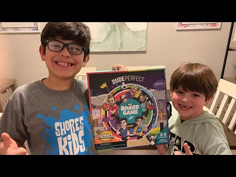 Playing the Dude Perfect board game